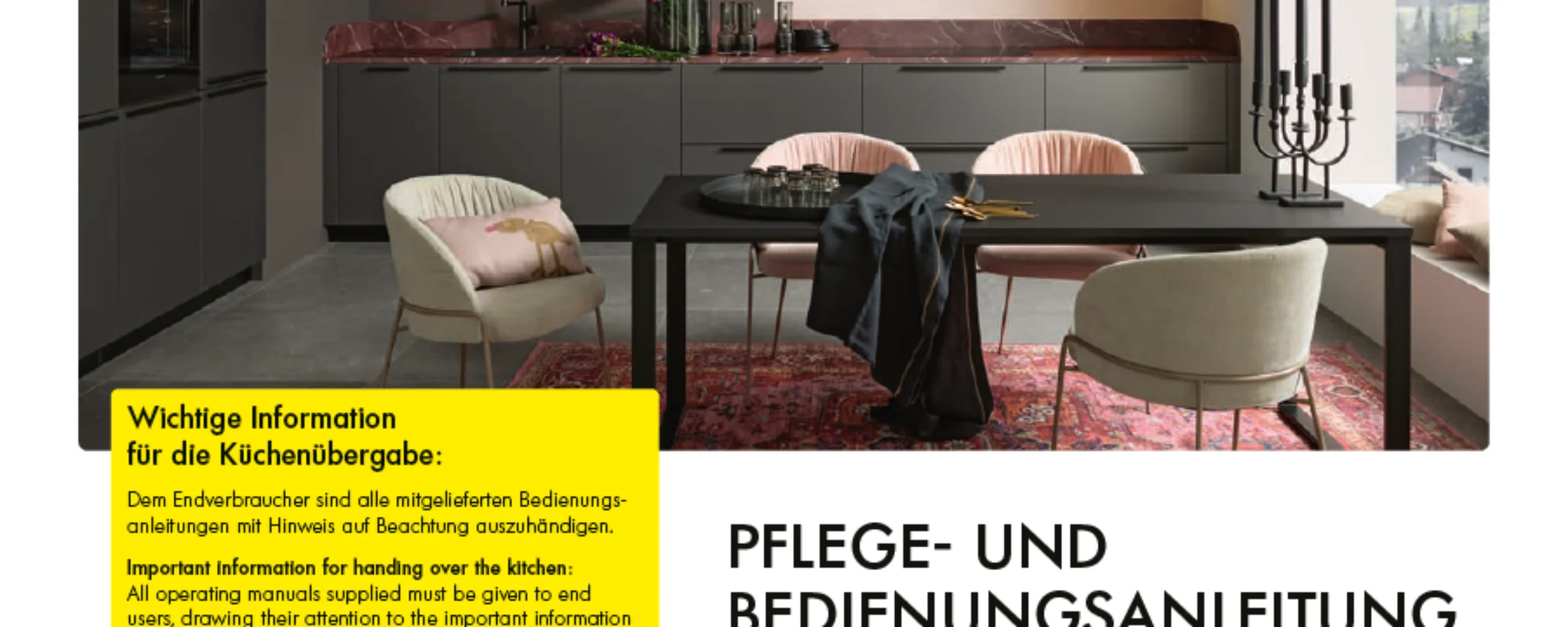 Nowoczesna kuchnia z dużą wyspą i jasnymi szafkami, prezentująca Nolte Kitchen.