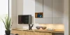 Una sala de estar moderna con muebles de Nolte Living.