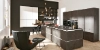 Cuisine moderne avec îlot et chaise design, conçue par Nolte Kitchen.