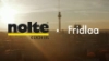 Skyline d'une ville au coucher du soleil avec la tour de télévision, Nolte Kitchen au premier plan.