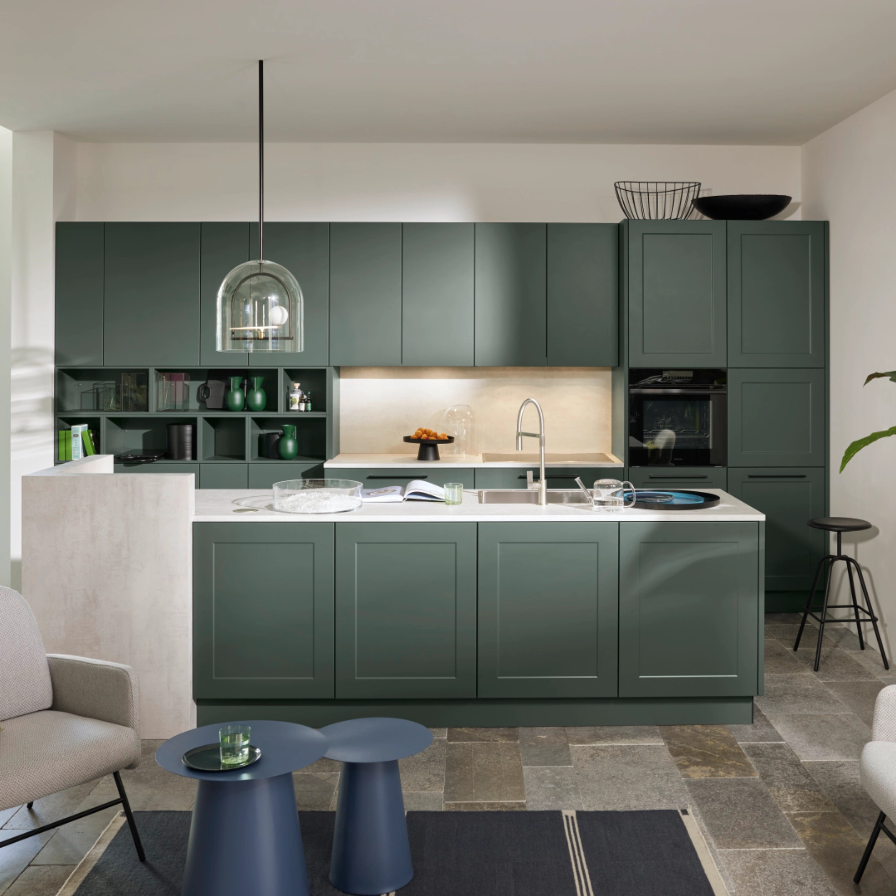 Cuisine de campagne scandinave en Black Green