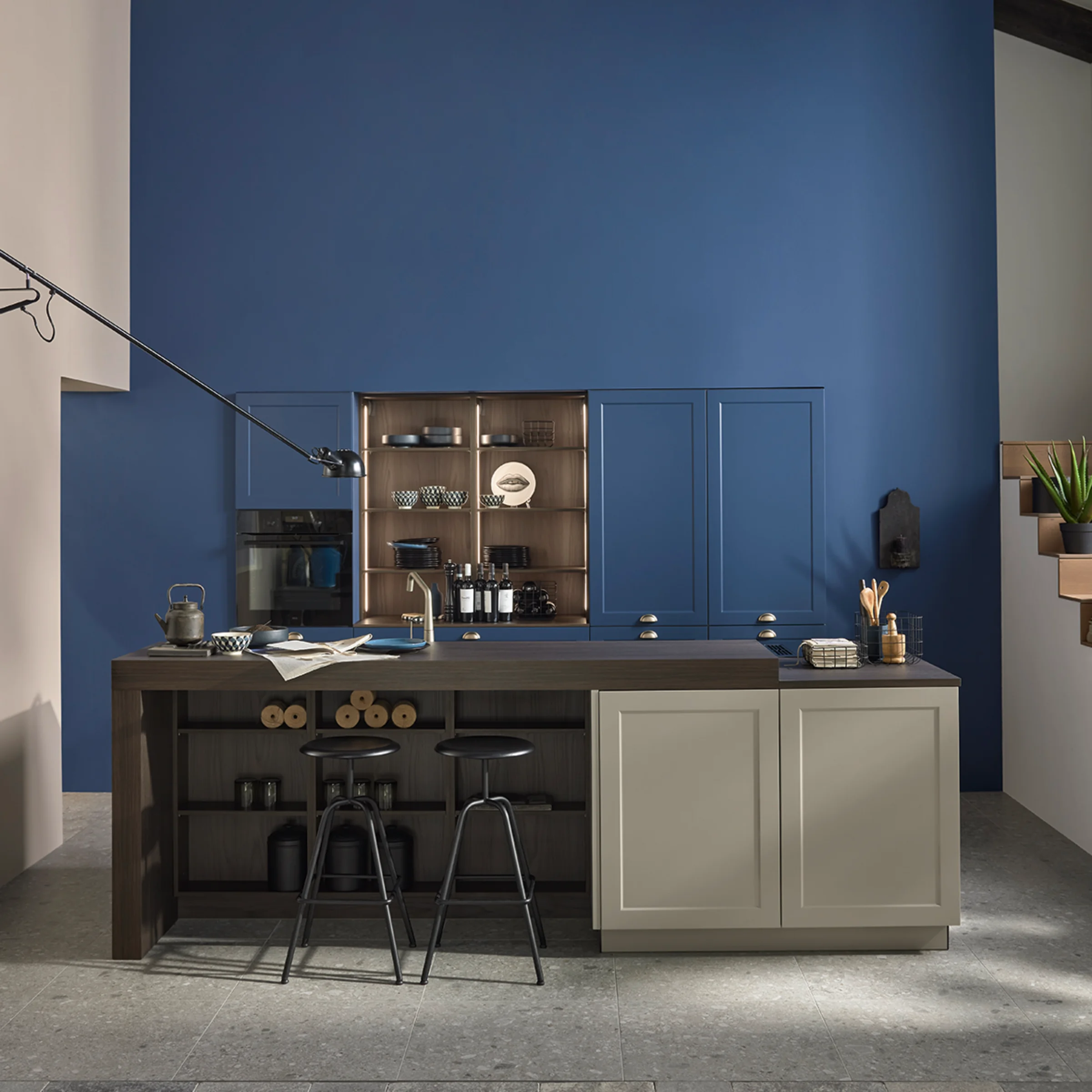 Ton-in-Ton Küchenfarben