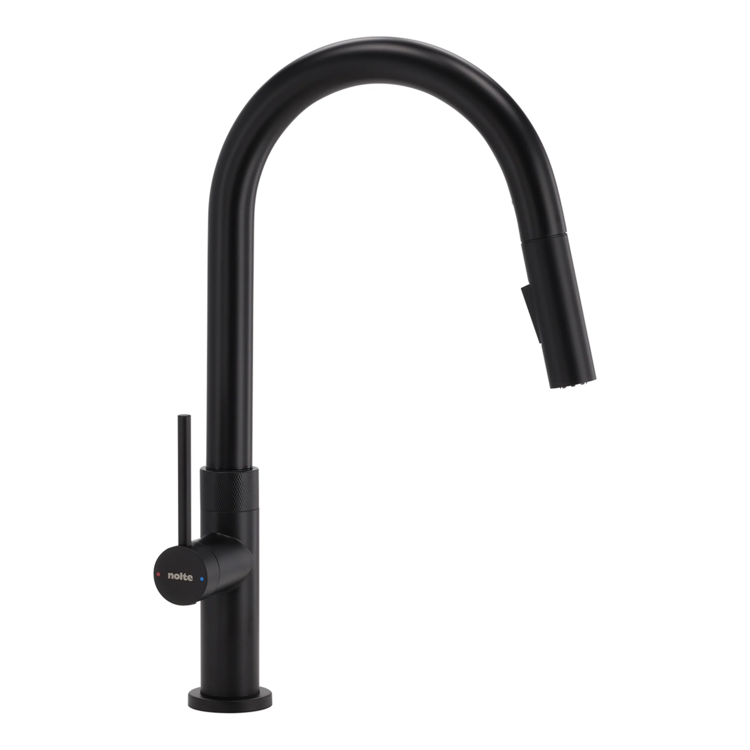 product thumbnail Kuechenarmatur-mit-Rundbogenauslauf-und-Geschirrbrause-MIX-N502-SH-Schwarz-matt_4_3.png