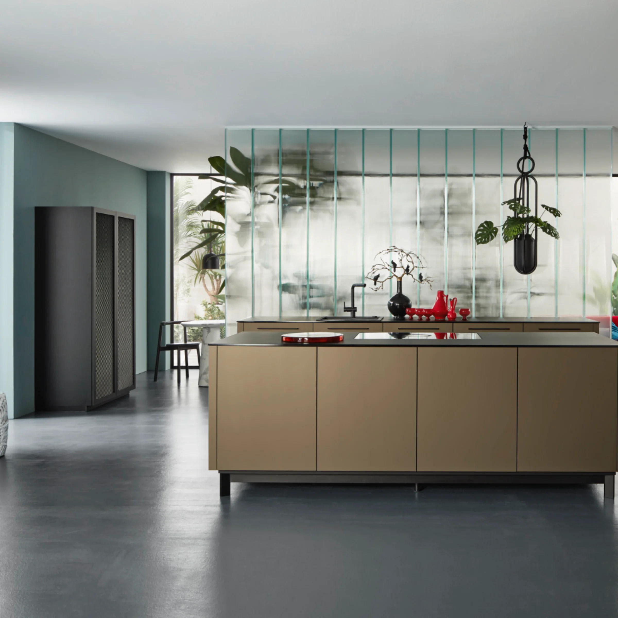 NK28597_neoPURE Metall Gold und neoLODGE Eiche geschwärzt gerillt