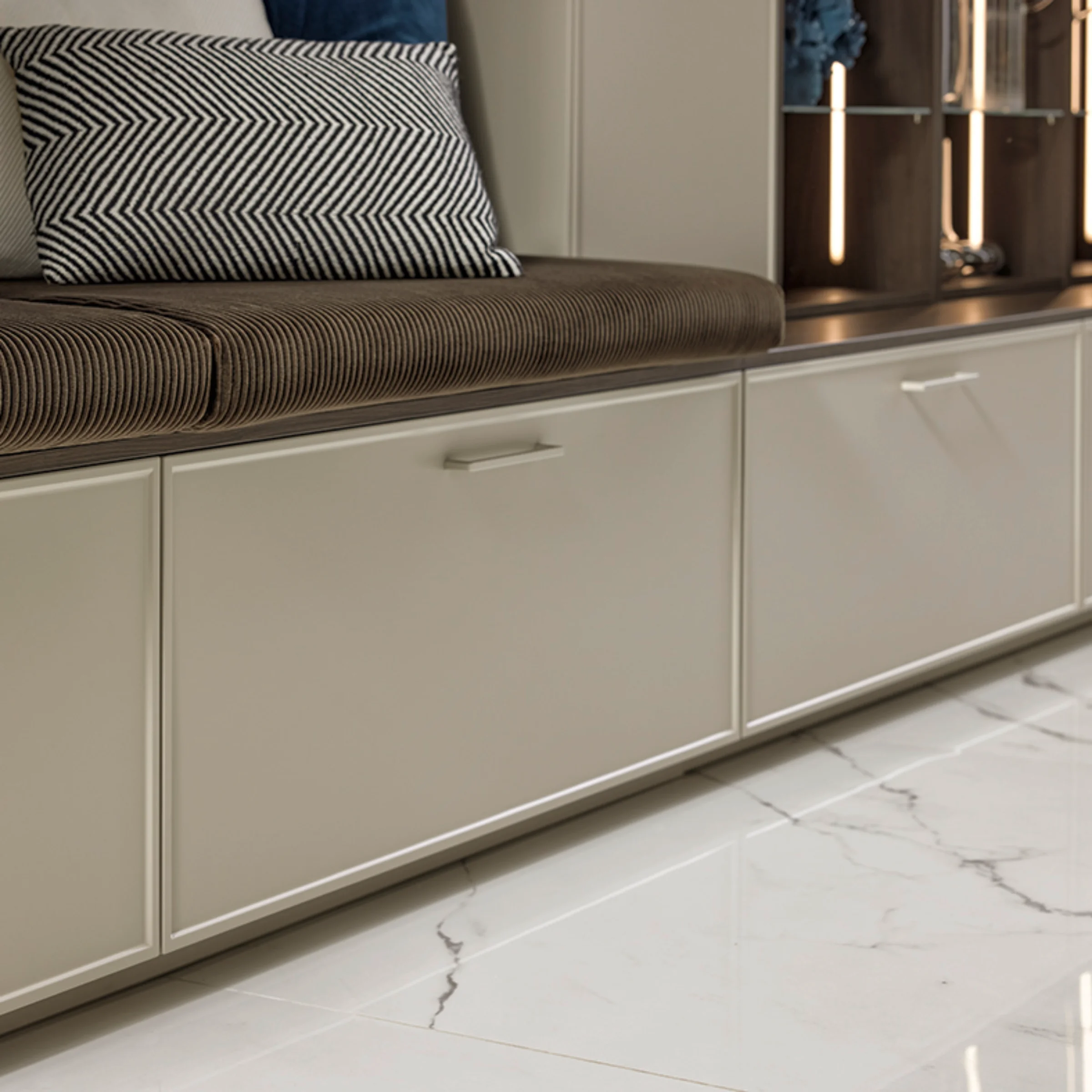 23856_Nolte_EVORALACK_GreigeSoftmatt_06_Mattlackgriff-Greige_Wangen_Noce-Marone