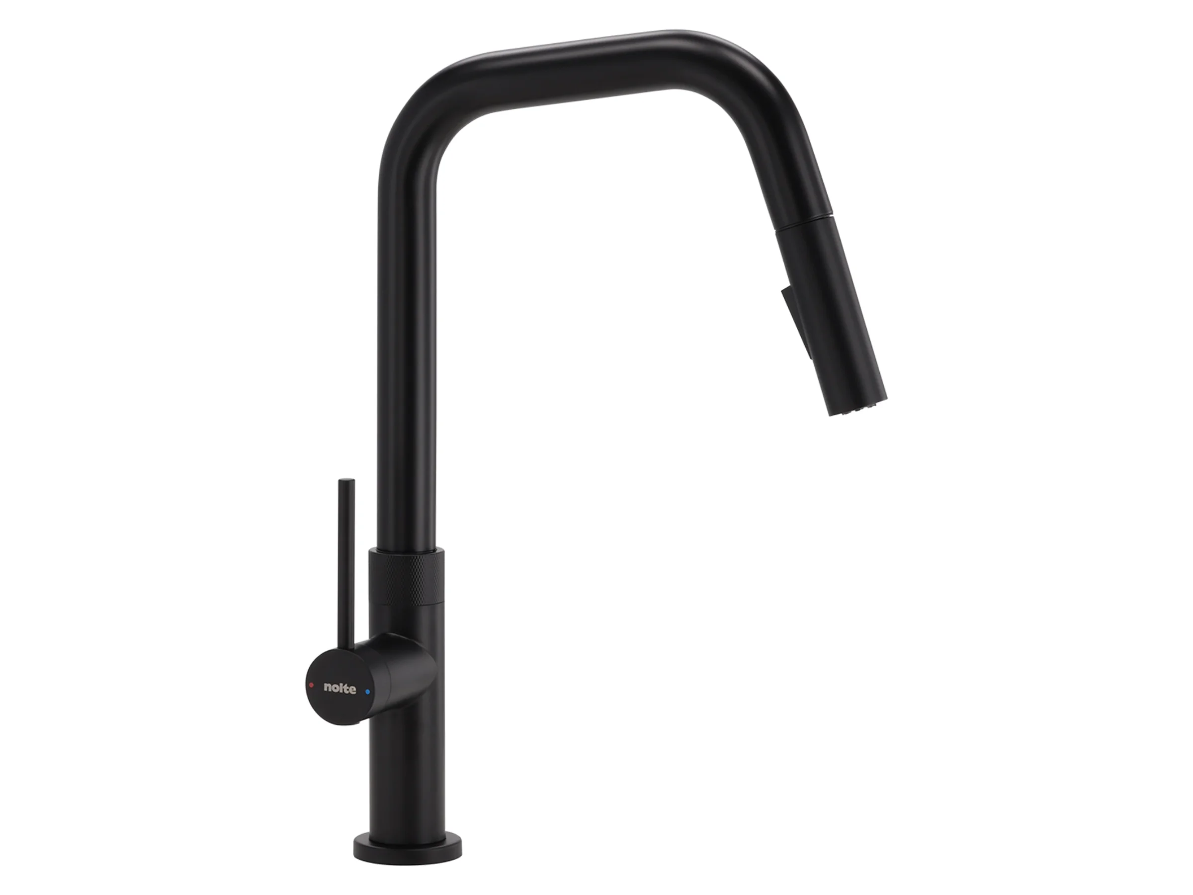 product image Kuechenarmatur-mit-eckigem-Auslauf-und-Geschirrbrause-MIX-N506-SH-Schwarz-matt_4_3.png