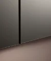 Deux portes d'armoire modernes et épurées au design minimaliste. NolteNeo.